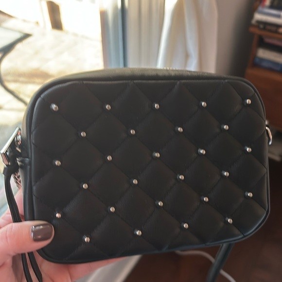 Rebecca Minkoff Small Black Studded Quilt Crossbody NWT - Picture 1 of 6